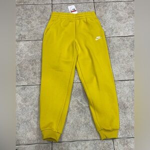 Nike All Kids Fit Sportswear Club Fleece Joggers Bright Citron/White youth large